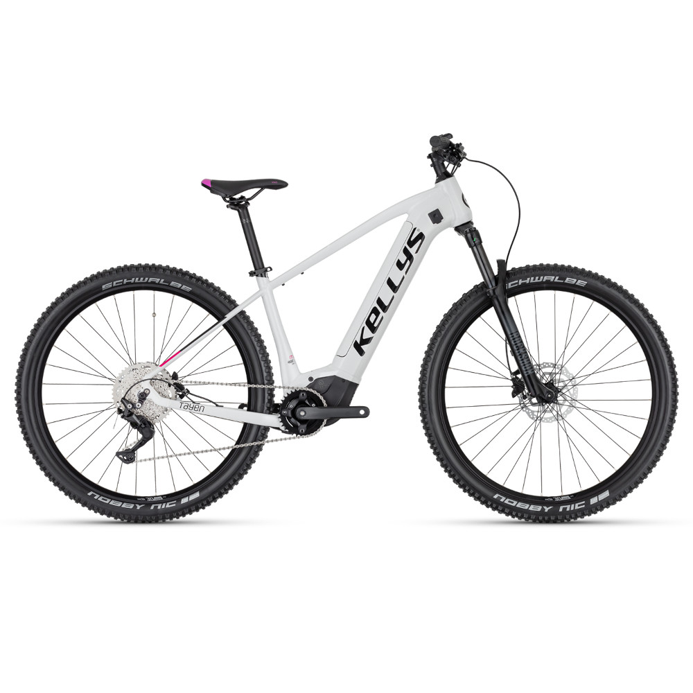 Női elektromos hegyi kerékpár KELLYS TAYEN R50 P 29" 7.0  fehér  M (17"
