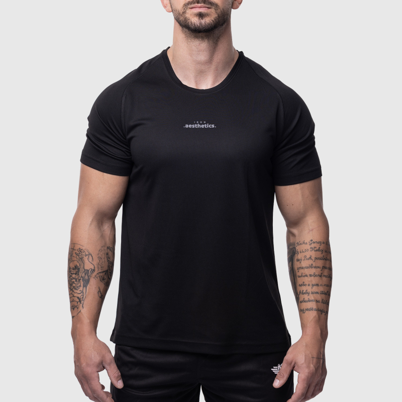 Férfi sportpóló Iron Aesthetics Training