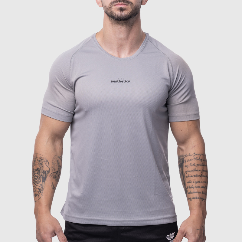 Férfi sportpóló Iron Aesthetics Training