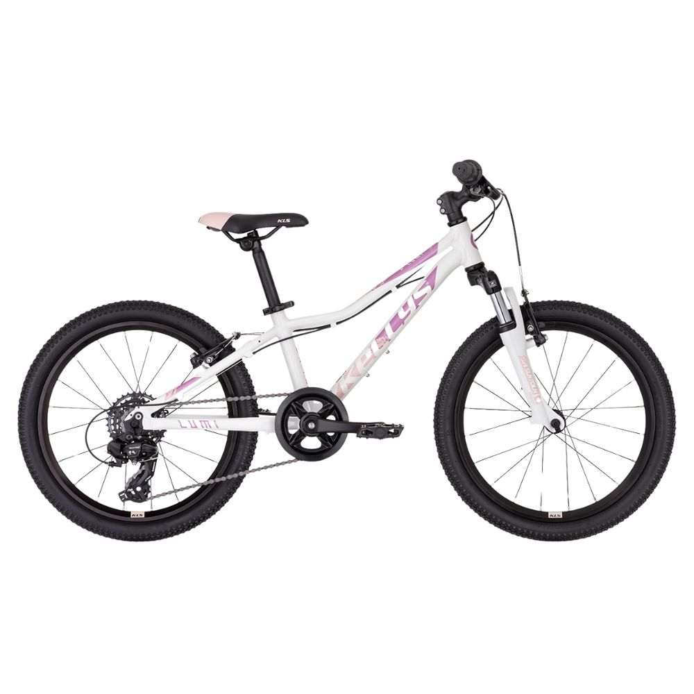 Gyerek kerékpár KELLYS LUMI 50 20" 9.0  fehér  10" (115-135 cm) Kellys