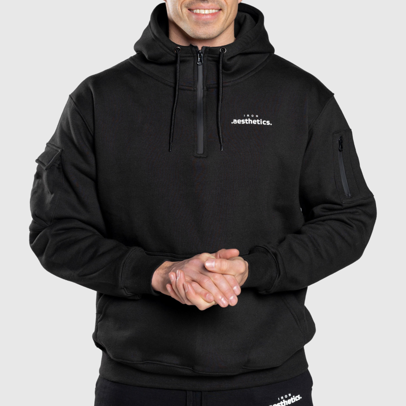 Oversize cipzáros pulóver Iron Aesthetics Loaded