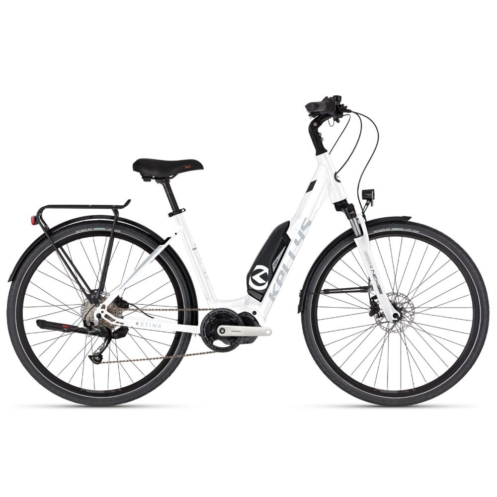 Városi elektromos kerékpár KELLYS ESTIMA 10 SH 504Wh 28" 9.0  fehér  M (19"