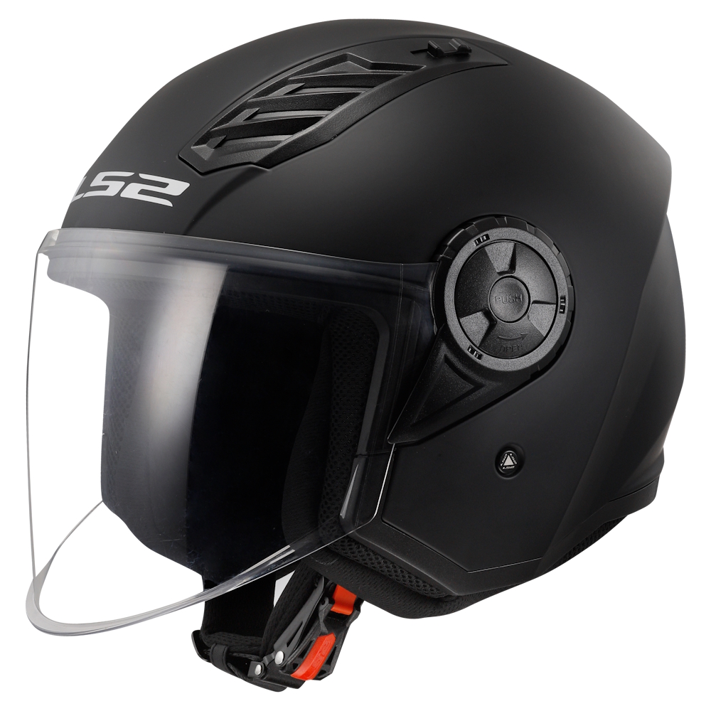 Bukósisak LS2 OF616 Airflow II Solid Matt Black  S (55-56) Ls2