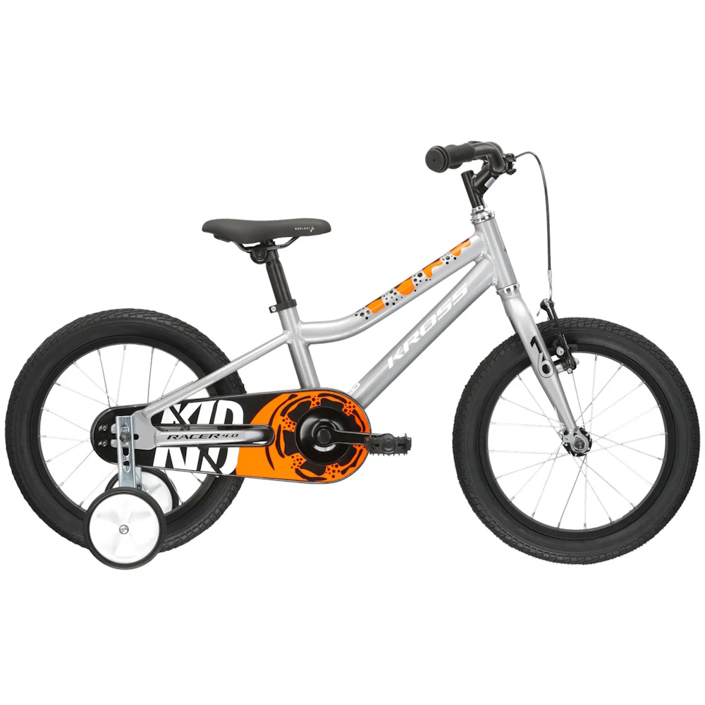 Gyerek kerékpár Kross Racer 4.0 16" Gen 005  ezüst Kross