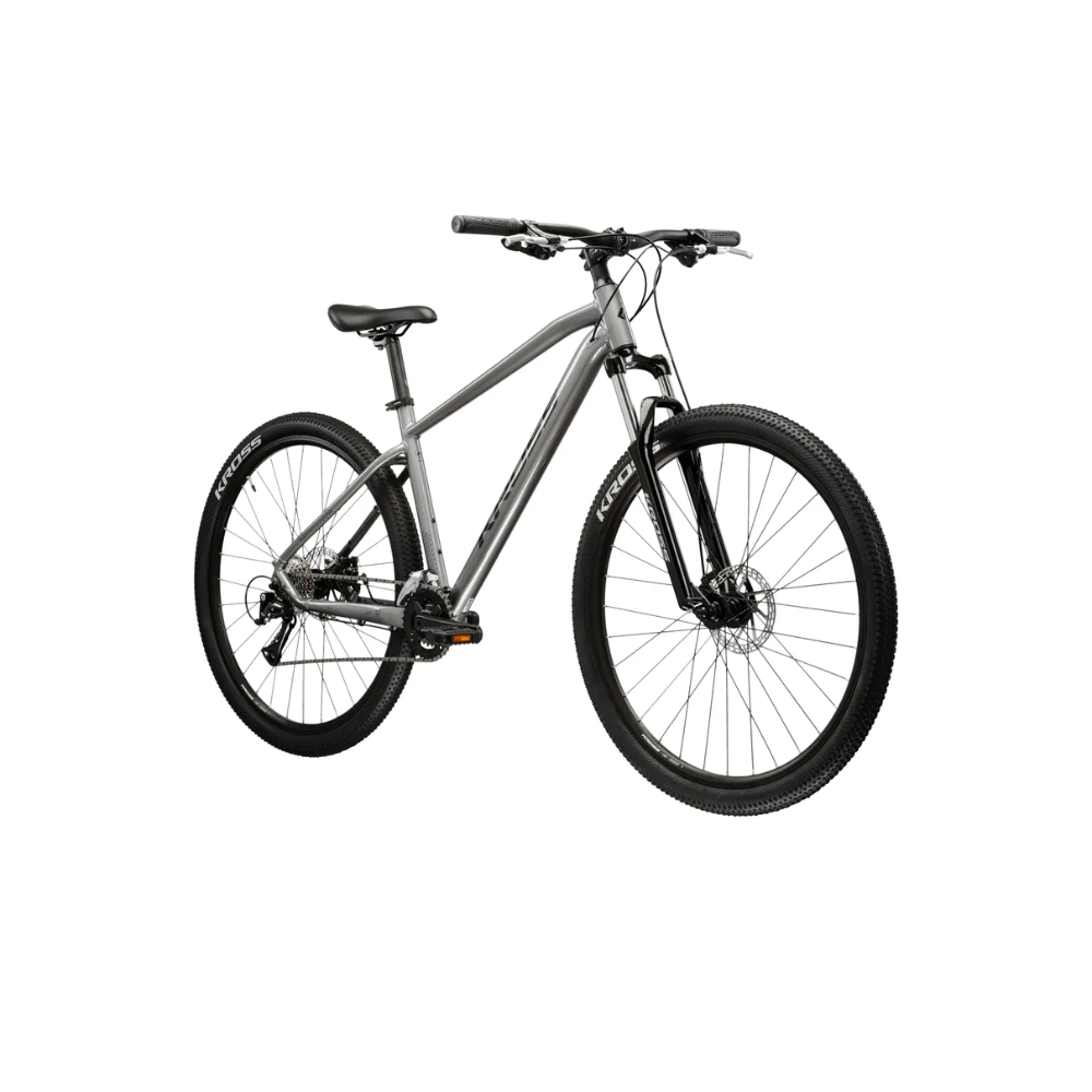 Hegyi kerékpár Kross Hexagon 3.0 29" Gen 008  szürke / tengerészkék / fényes  L (18"