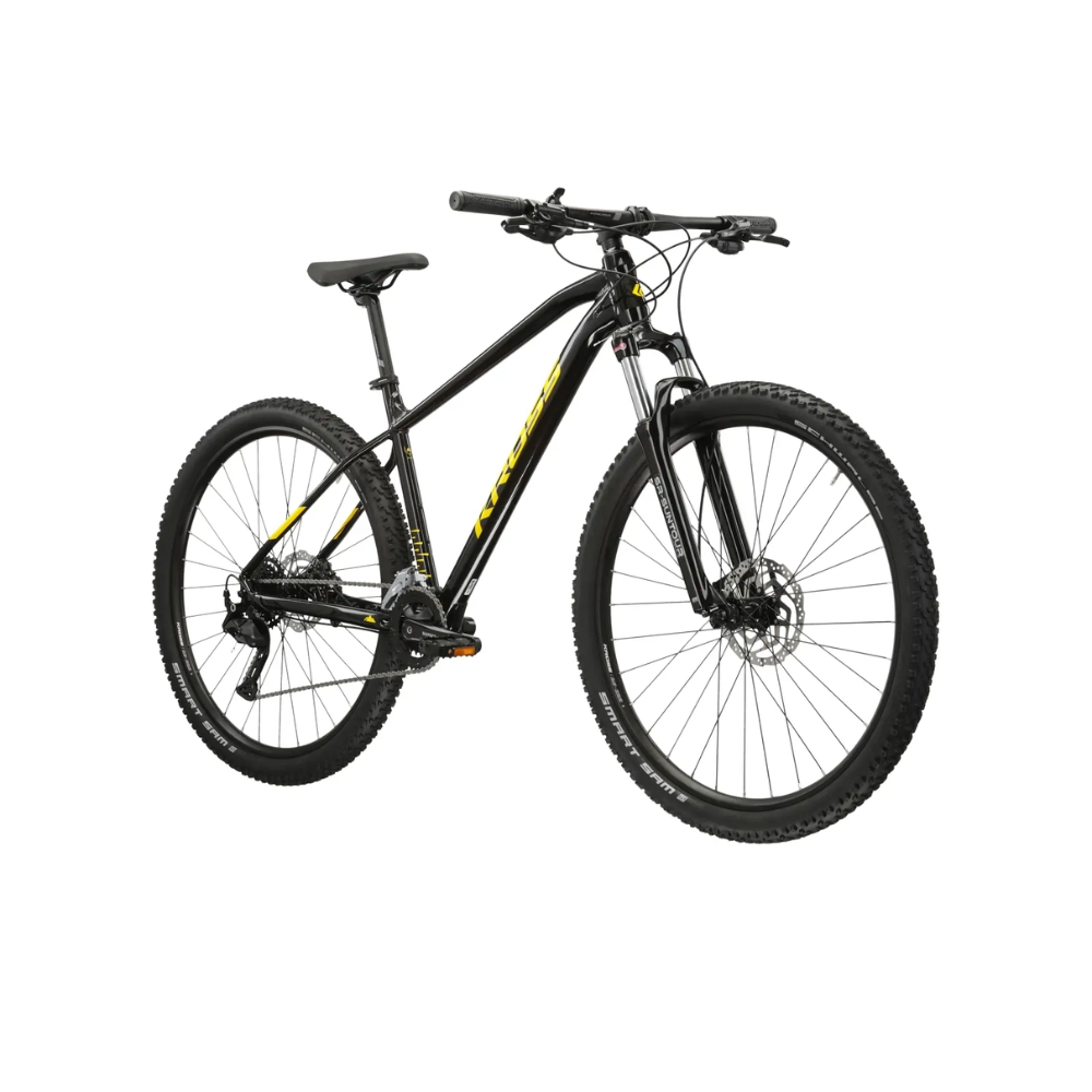Hegyi kerékpár Kross Level 2.0 29" Gen 007  fekete / sárga / fényes  L (19"