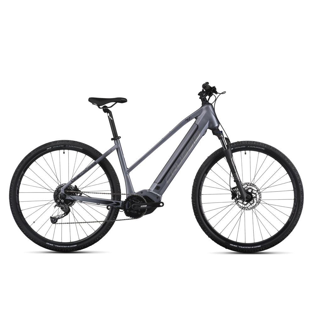 Női cross elektromos kerékpár Crussis ONE-Cross Low 7.10 518Wh 28" - 2025  16" (155-170 cm) Crussis