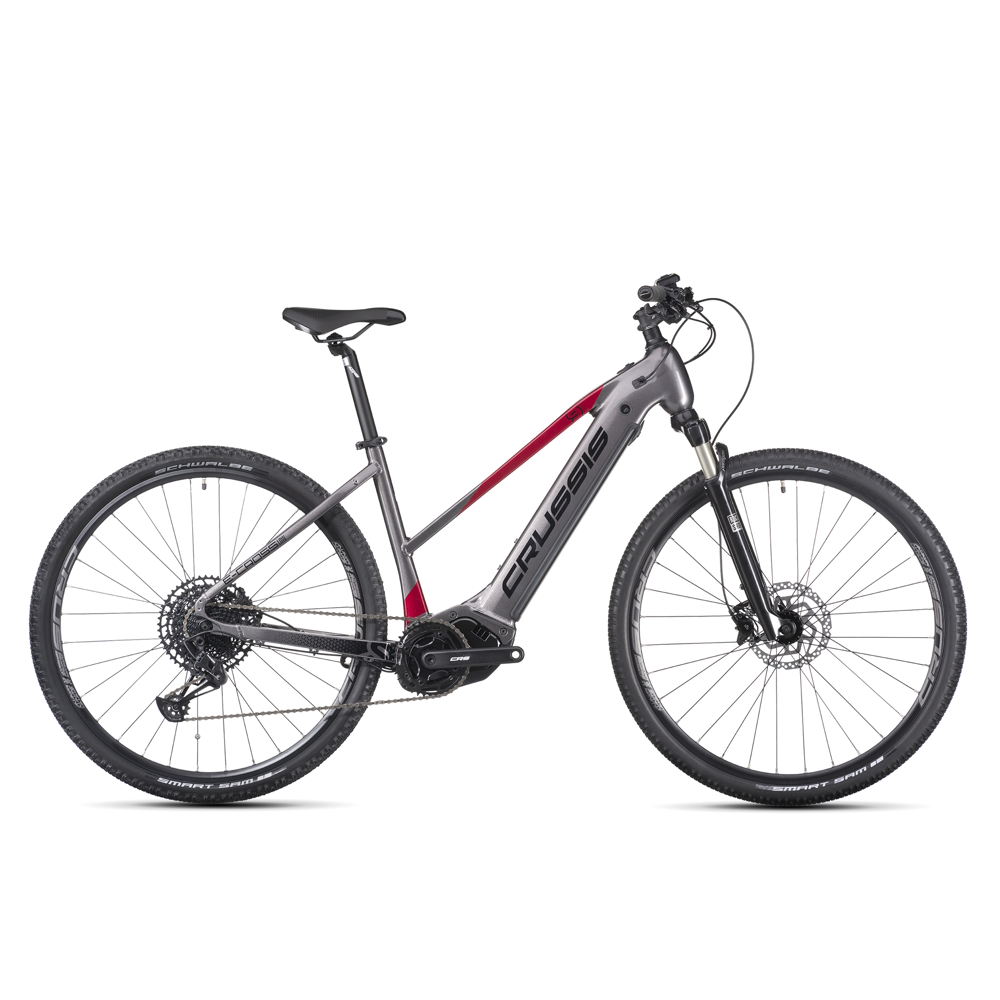 Női cross elektromos kerékpár Crussis e-Cross Low 9.10 720Wh 28" - 2025  18" (165-180 cm) Crussis
