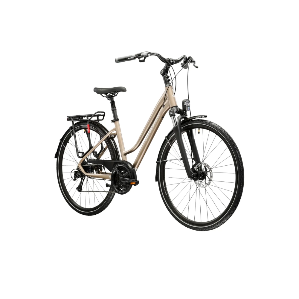 Női trekking kerékpár Kross Trans 3.0 28" - 2025  barna / ezüst / matt  M (17"