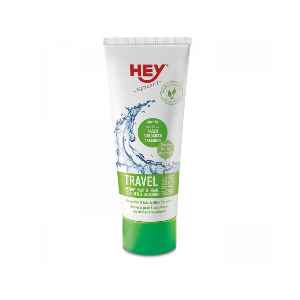 Tisztítószer utazáshoz HEY Sport Travel Global Wash 100 ml Hey sport