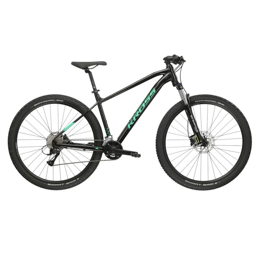 Hegyi kerékpár Kross Level 1.0 PW GL 29" Gen 007  fekete-zöld  XL (20"