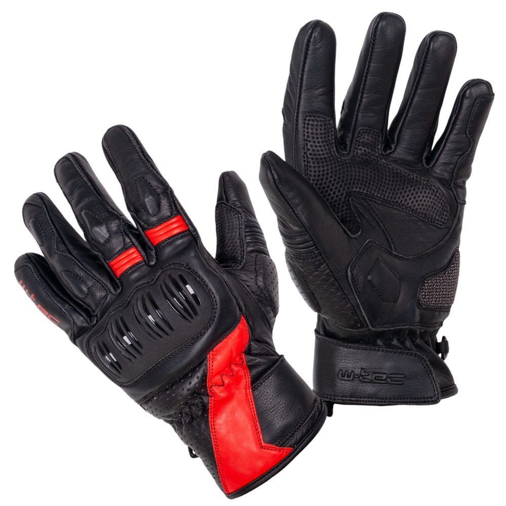 Motoros kesztyű W-TEC Bowia  fekete-piros  XL W-tec