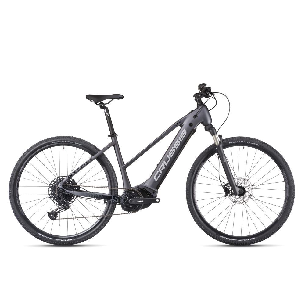Női cross elektromos kerékpár Crussis ONE-Cross Low 9.10 720Wh 28" - 2025  18" (165-180 cm) Crussis