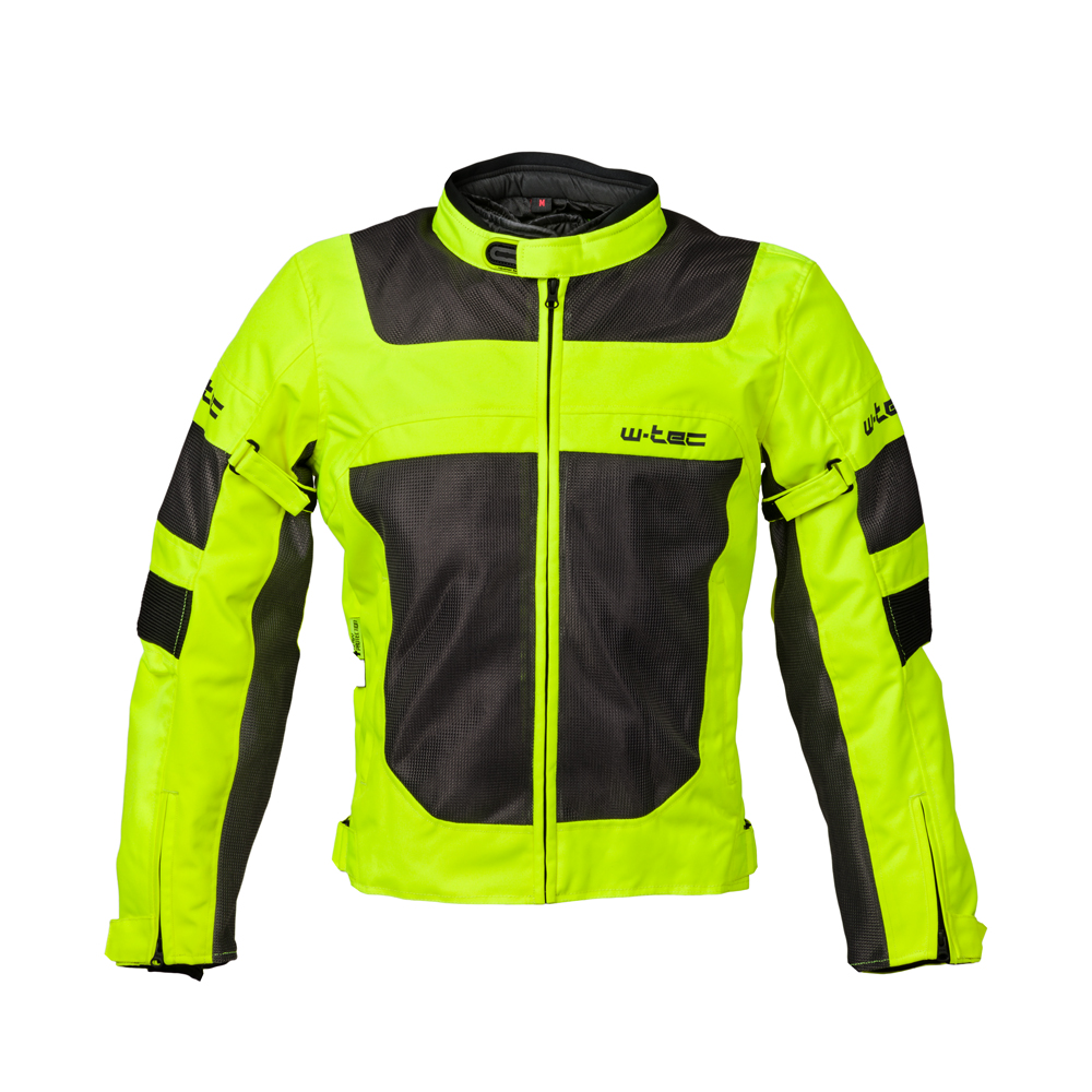 Férfi nyári motoros kabát W-TEC Fonteller Sárga-Szürke XXL W-tec