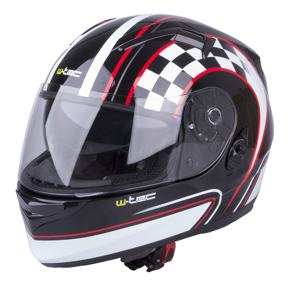 Motoros sisak W-TEC V122 fekete grafikás M(57-58) W-tec