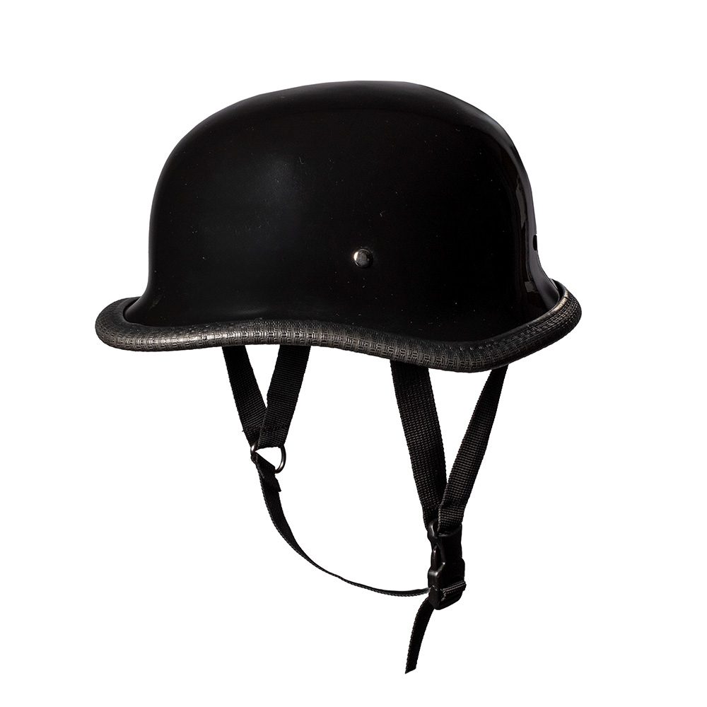 Retro nyitott motoros sisak Sodager DH-001 fényes fekete L(59-60) Sodager