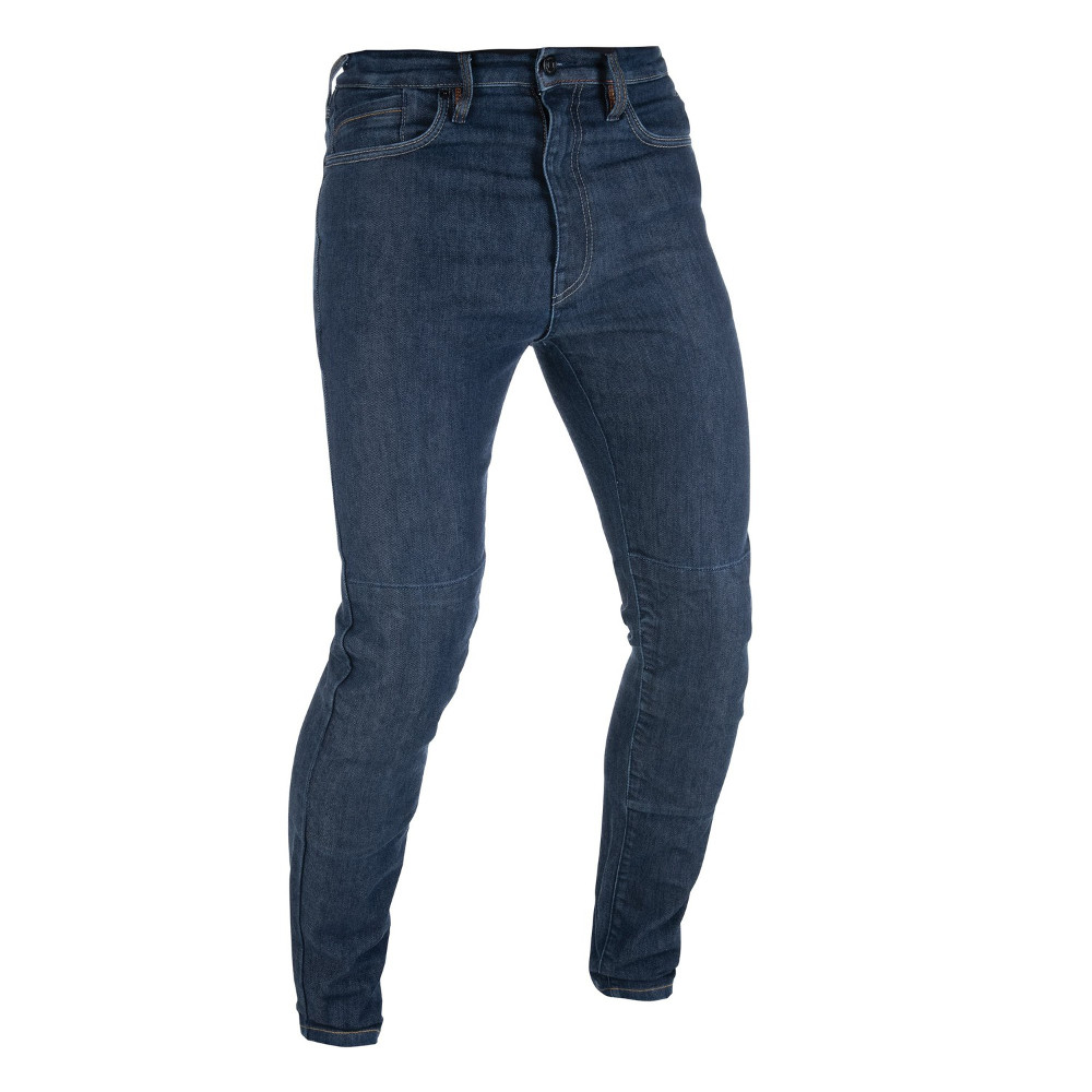 Férfi motoros nadrág Oxford Original Approved Jeans CE Slim Fit indigókék