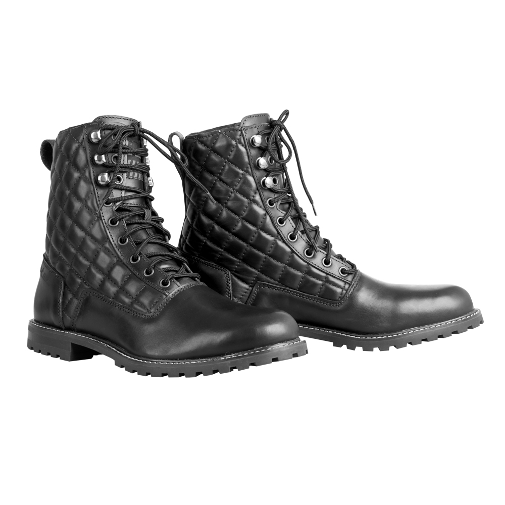 Női motoros csizma W-TEC Leocia Black megerősített párnázás