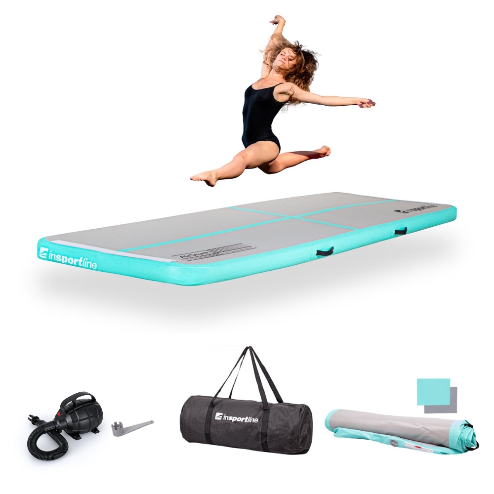 Airtrack elektromos pumpával inSPORTline Airstunt 300x100x10 cm