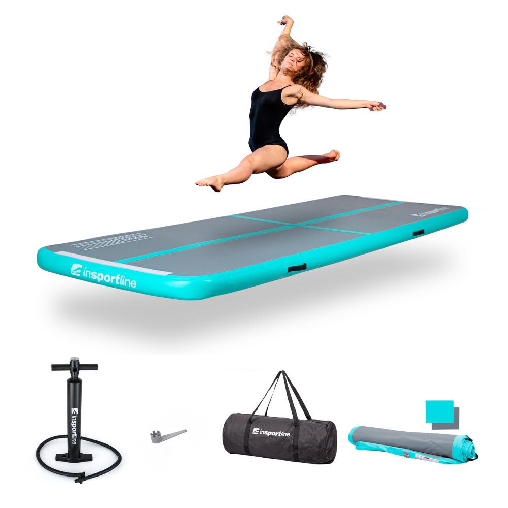 Airtrack kézi pumpával inSPORTline Airstunt 300x100x10 cm