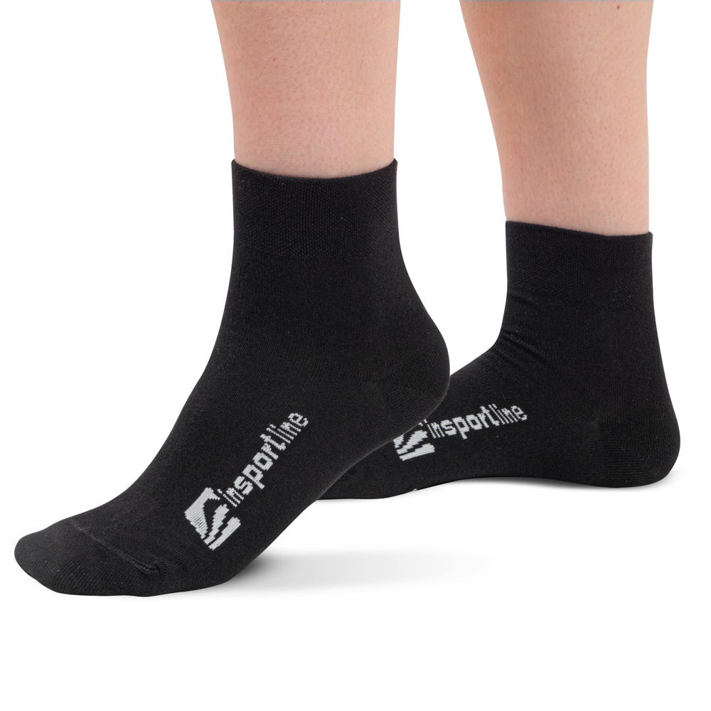 Antibakteriális bambusz zokni inSPORTline Silvatic Mid AG+ 3 pár