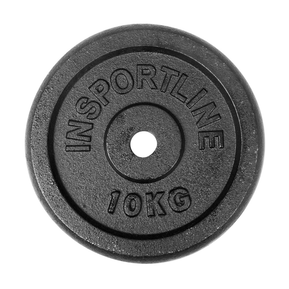 Öntöttvas súlyzótárcsa inSPORTline CastCzech 10 kg 30 mm