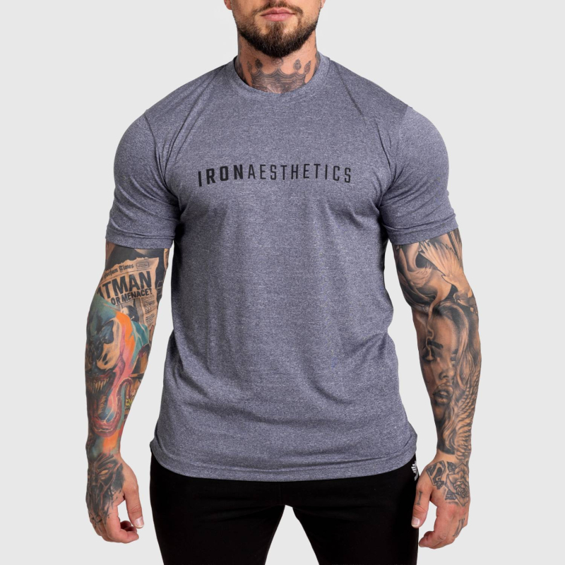 Férfi sportpóló Iron Aesthetics Flow